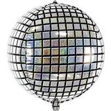 Nytår Balloner Foil Balloon Disco Ball Silver 40cm