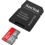 Micro sd kort SanDisk Ultra microSDHC Class 10 UHS-I U1 A1 120MB/s 32GB +SD adapter
