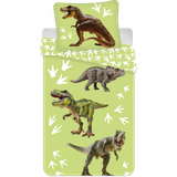 Dinosaurer - Multifarvet Tekstiler BrandMac Dinosaur Sengetøj 140x200cm