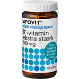 Apovit Vitaminer & Kosttilskud Apovit B1-Vitamin Ekstra Stærk 300mg 100 stk