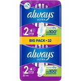 Always Ultra Long with Wings Plus Size 2 22-pack