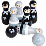 Udespil Magni Bowling Games Wooden penguin