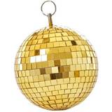 Guld Dekorationer Rice Medium Round Disco Ball Gold Julepynt