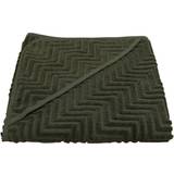 Filibabba Babyhåndklæder Filibabba Zigzag Towel Dark Green
