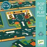 Puslespil Djeco Roads 21 Pieces