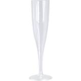 Plastic Champagneglas 10cl 10stk