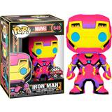 Funko Iron Man Legetøj Funko Pop! Marvel Black Light Iron Man