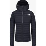 The North Face Dame - Slim Jakker The North Face Women's Stretch Down Hooded Jacket - TNF Black