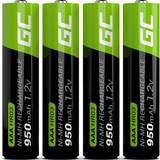 Batteri til fjernbetjening - Batterier Batterier & Opladere Green Cell HR03 4xAAA 950mah