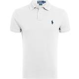 Polotrøjer Polo Ralph Lauren Short Sleeve Slim Fit Polo T-Shirt - White