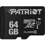 Patriot 64 GB Hukommelseskort Patriot LX microSDXC Class 10 UHS-I 64GB