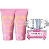 Versace Gaveæsker Versace Bright Crystal Gift Set EdT 50ml + Body Lotion 50ml + Shower Gel 50ml