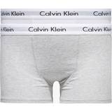 Calvin Klein Undertøj Børnetøj Calvin Klein Boy's Trunks 2-pack - White/Grey Htr (B70B792000)