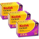 Analoge kameraer Kodak Gold 200 135-36 3 Pack