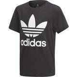 134 - Jersey Børnetøj adidas Junior Trefoil T-shirt - Black/White (DV2905)