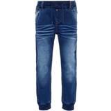 Name It Baggy Fit Pull On Jeans - Blue/Medium Blue Denim (13161747)