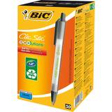 Bic Kuglepenne Bic Clic Stic Ecolutions Ballpoint Pens Black 50-pack