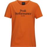 Peak Performance Drenge Overdele Peak Performance Junior Original Tee - Orange Altitude (G66760032-86X)