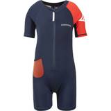 Orange UV-tøj Didriksons Reef Kid's Swimming Suit - Navy (502948-039)