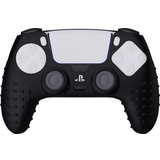 PlayStation 5 Controller Decal Stickers Piranha PS5 Controller Protective Skin- Black