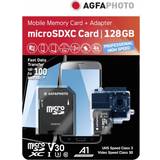 AGFAPHOTO 128 GB Hukommelseskort AGFAPHOTO High Speed ​​Professional microSDXC Class 10 UHS-I U3 128GB