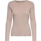 Only Long Sleeved Rib Pullover - Pink/Rose Smoke