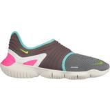 3 - Multifarvet Sportssko Nike Free Rn Flyknit 3.0 W - Gunsmoke/Volt/Aurora Green