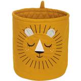 Bomuld - Gul Opbevaring Roommate Lion Storage Basket