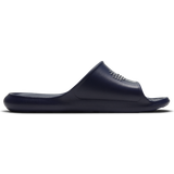 Skumgummi - Slip-on Sandaler Nike Victori One - Midnight Navy/White