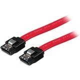 Flad - Rød - USB-kabel Kabler StarTech SATA-SATA 0.3m