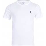 Polo Ralph Lauren Slim Overdele Polo Ralph Lauren Custom Slim Fit Cotton T-shirt - White
