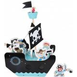 Pirater Legetøjsbil Magni Pirate Ship with 11 Figures