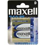 Maxell D (LR20) Batterier & Opladere Maxell LR20 D Cell Blister 2-pack