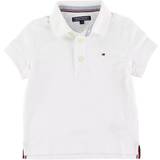 Økologisk bomuld Polotrøjer Børnetøj Tommy Hilfiger Boy's Classic Short Sleeve Polo Shirt - Bright White (KB0KB03975123)