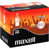 Maxell Optisk lagring Maxell CD-R 700MB Slimcase 10-Pack