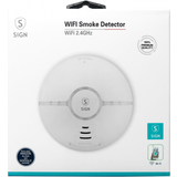 Brandsikkerhed på tilbud SiGN Smart Home WiFi Smoke Alarm