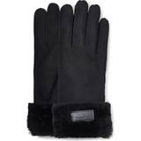 UGG Skind Tøj UGG Women's Turn Cuff Gloves - Black