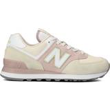 New Balance Dame - Polyester Sneakers New Balance 574 W - Space Pink with Winter Sky
