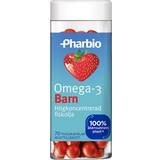Jordbær Fedtsyrer Pharbio Omega-3 Barn 70 stk