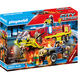 Playmobil Byer Legetøj Playmobil City Action Fire Engine with Truck 70557