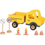 Goki Biler Goki Construction site Vehicle with Traffic Signs 55894