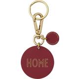Design Letters Home/Love Key Ring - Red