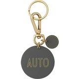 Design Letters Auto/Hey Key Ring - Grey
