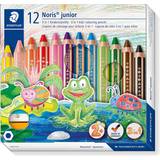 Hobbyartikler Staedtler Noris junior 140 3 in 1 kids' Colouring Pencil 12-pack
