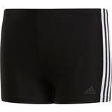 Elastan Badebukser Børnetøj adidas Boy's 3-Stripes Swim Boxers - Black/White (DP7540)