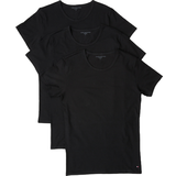 Tommy Hilfiger Herre T-shirts & Toppe Tommy Hilfiger Essential Cotton T-shirts 3-pack - Black