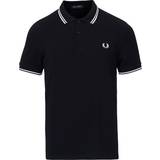 Fred Perry Parkaer Tøj Fred Perry Twin Tipped Polo Shirt - Navy/White