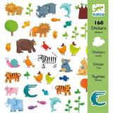 Klistermærker Djeco Stickers Animals 160pc