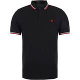 Fred Perry 34 Tøj Fred Perry Twin Tipped Polo Shirt - Navy/White/Red