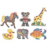 Giraffer Kreativitet & Hobby Creativ Company Pearl Plates Animal 6pcs
